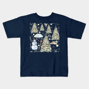 Snowman Kids T-Shirt